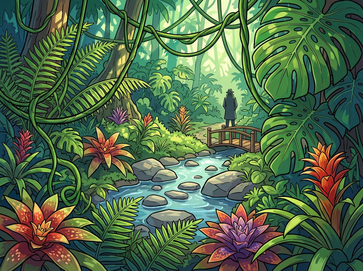 精神小妹植物视频-热带雨林探秘视频